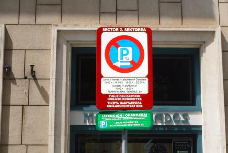 señal estacionamiento residentes