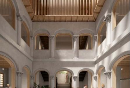 Recreación del interior de Casa Arraiza