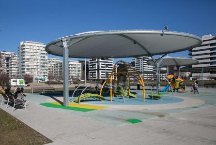 Cubierta parque infantil