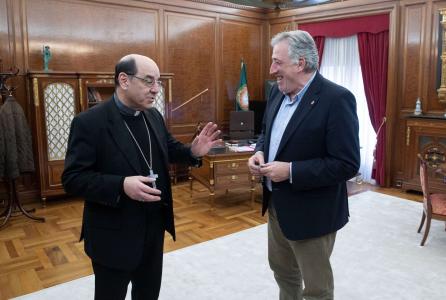 Encuentro del alcalde con el arzobispo