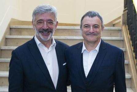 Koldo Martínez y Mikel Armendáriz