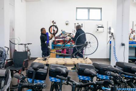 Programa ‘Reciclo’ arregla bicicletas