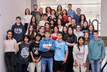 Foto de grupo de los premiados