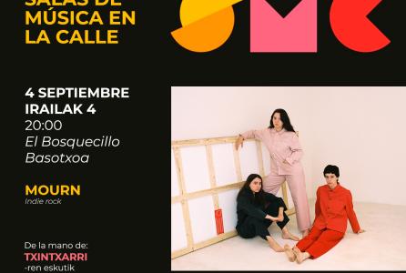 cartel Salas de Música en la calle
