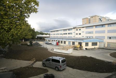 visita obras colegio San Jorge