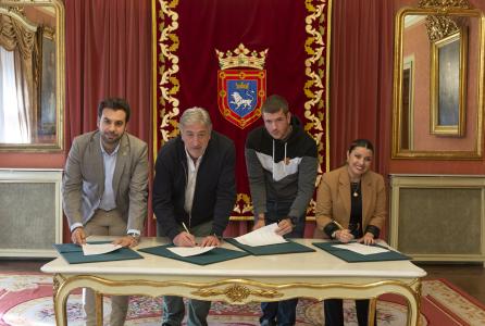 firma convenio bicicletas