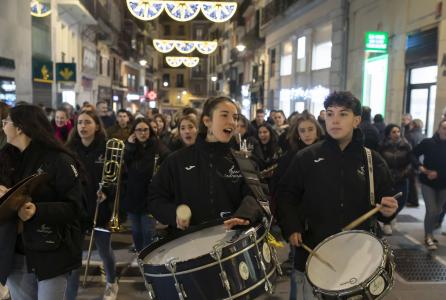 foto música en la calle Navidad