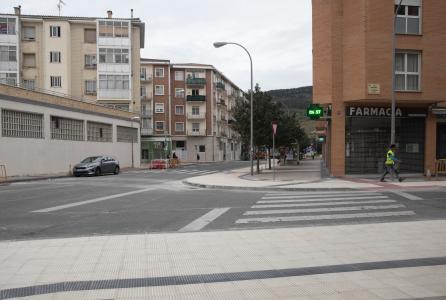 visita caminabilidad calle Ansoáin