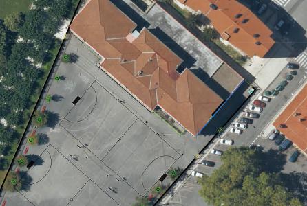 patio del CP José María Huarte 