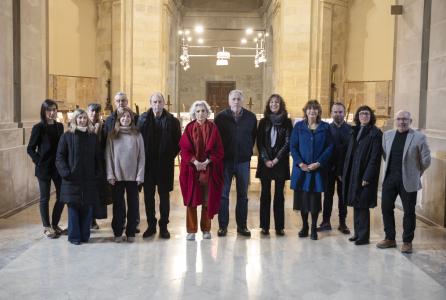 Pose de la reunión en los Caídos