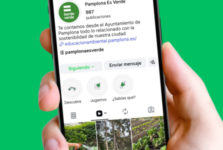 Moke up de Pamplona es verde