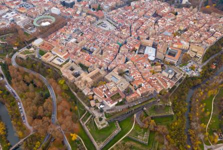 Vista aérea Pamplona